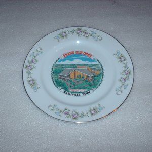 Vintage Grand Ole Opry Nashville porcelain plate